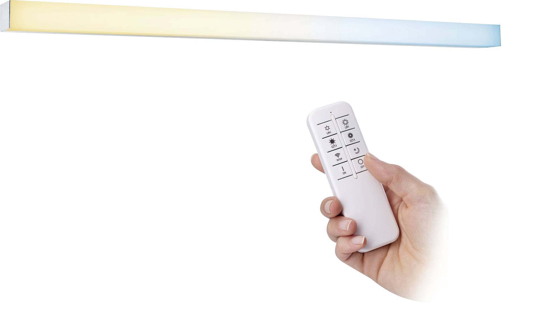 Paulmann HomeSpa Tova 78945 LED-Spiegelleuchte Warmweiß Chrom, Weiß