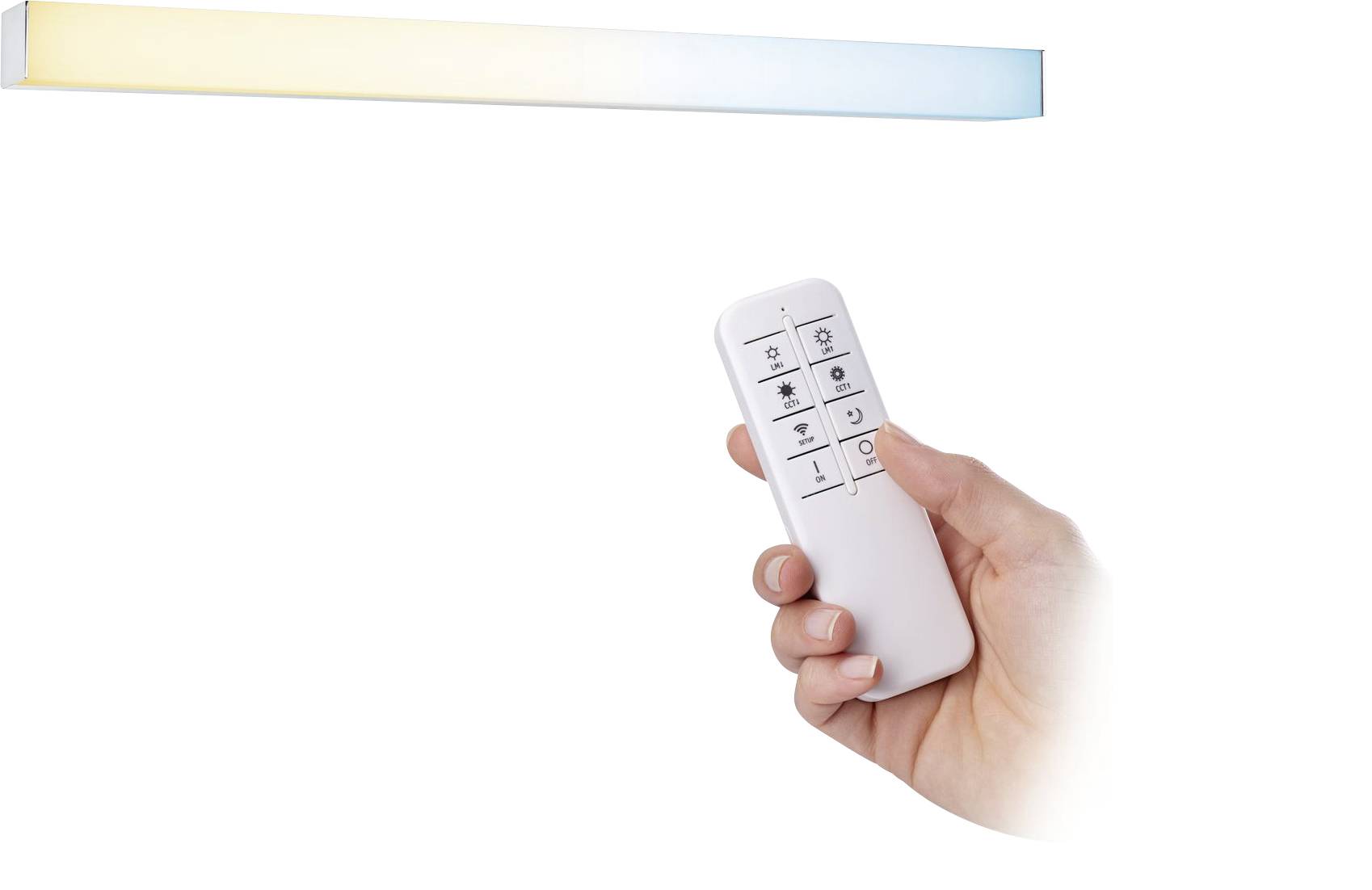 Paulmann HomeSpa Tova 78944 LED-Spiegelleuchte Warmweiß Chrom, Weiß