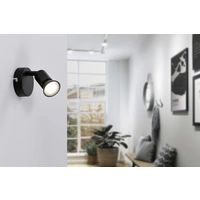 Paulmann Carolina 66755 Wandstrahler GU10 Schwarz (matt) Paulmann Carolina 66755 Wandstrahler GU10 Schwarz (matt)