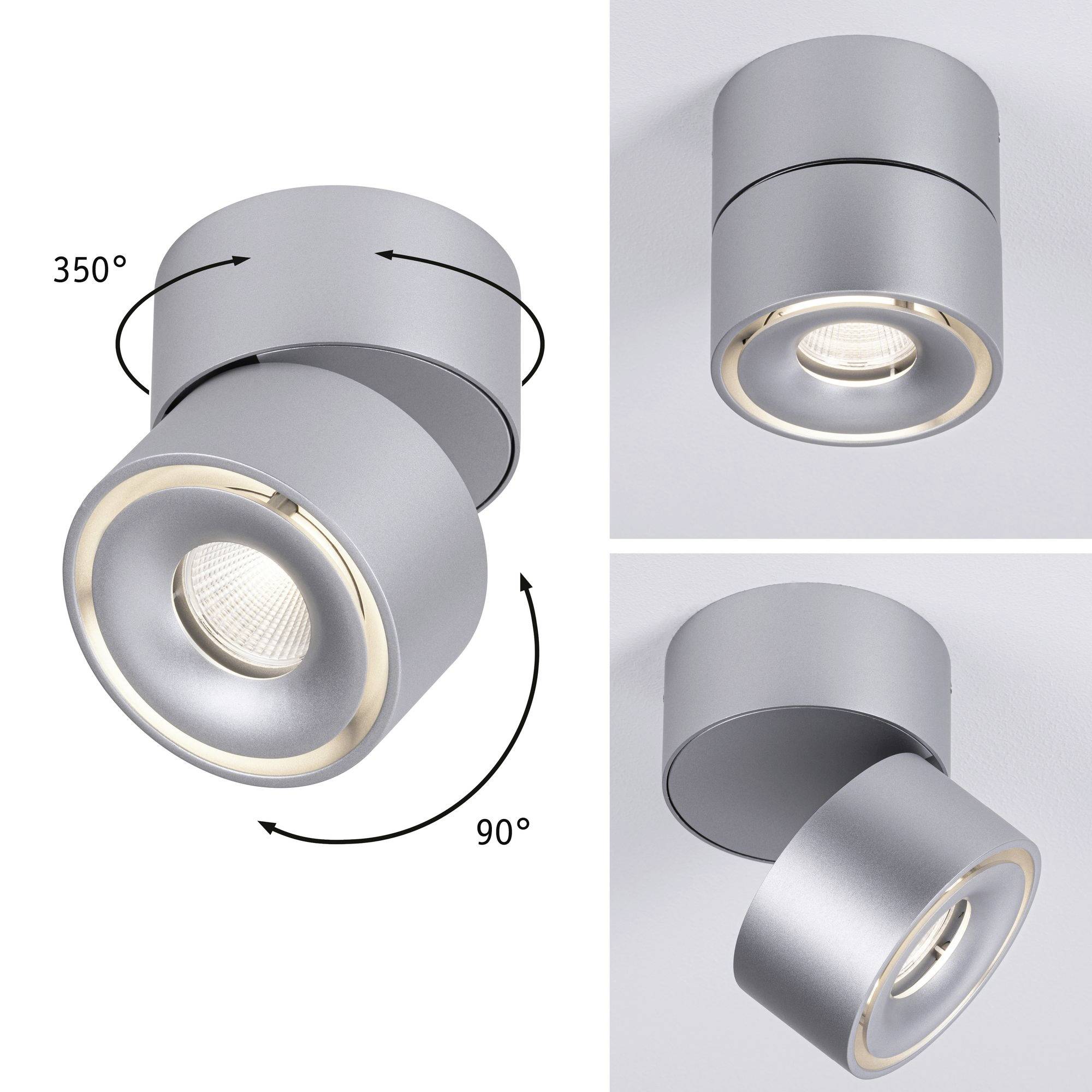 Paulmann 93375 Spircle LED-Einbauleuchte LED LED fest eingebaut 8W Chrom (matt)