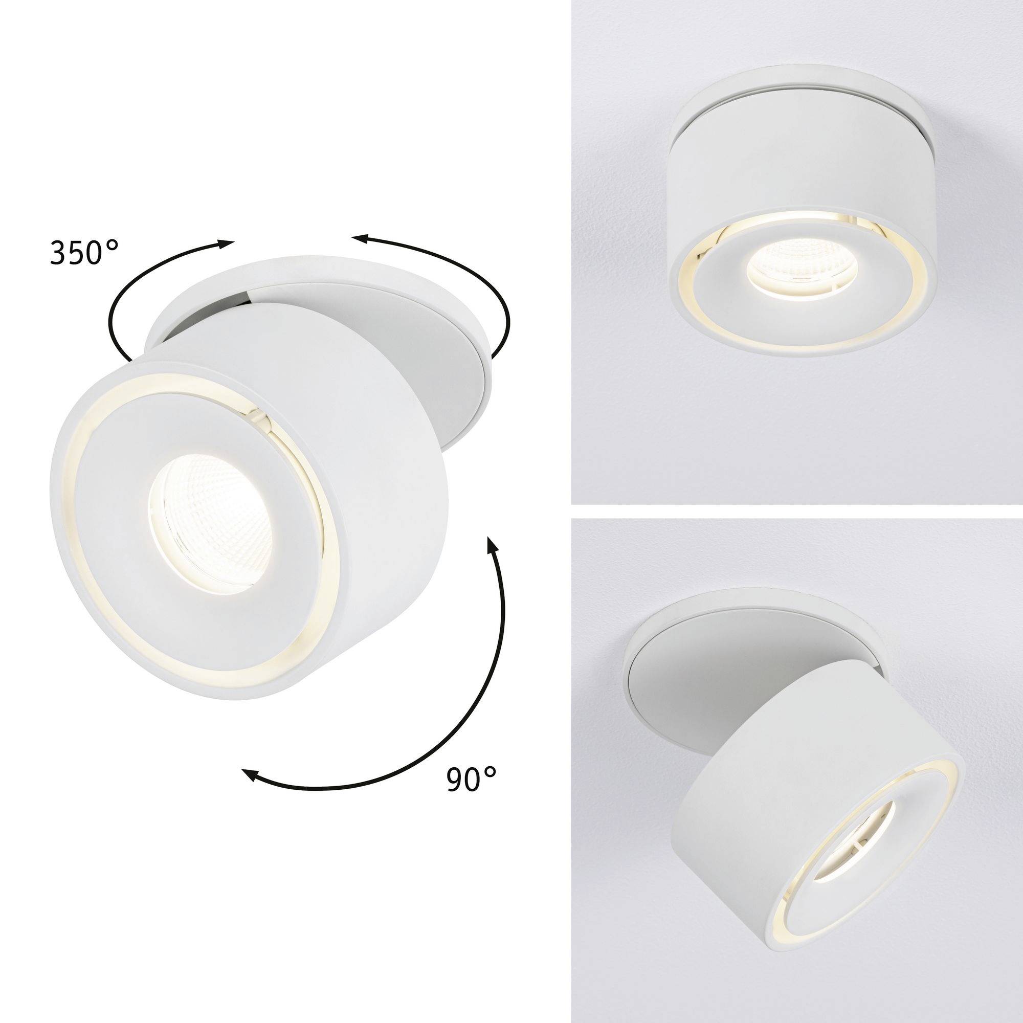 Paulmann 93372 Spircle LED-Einbauleuchte LED LED fest eingebaut 8W Weiß