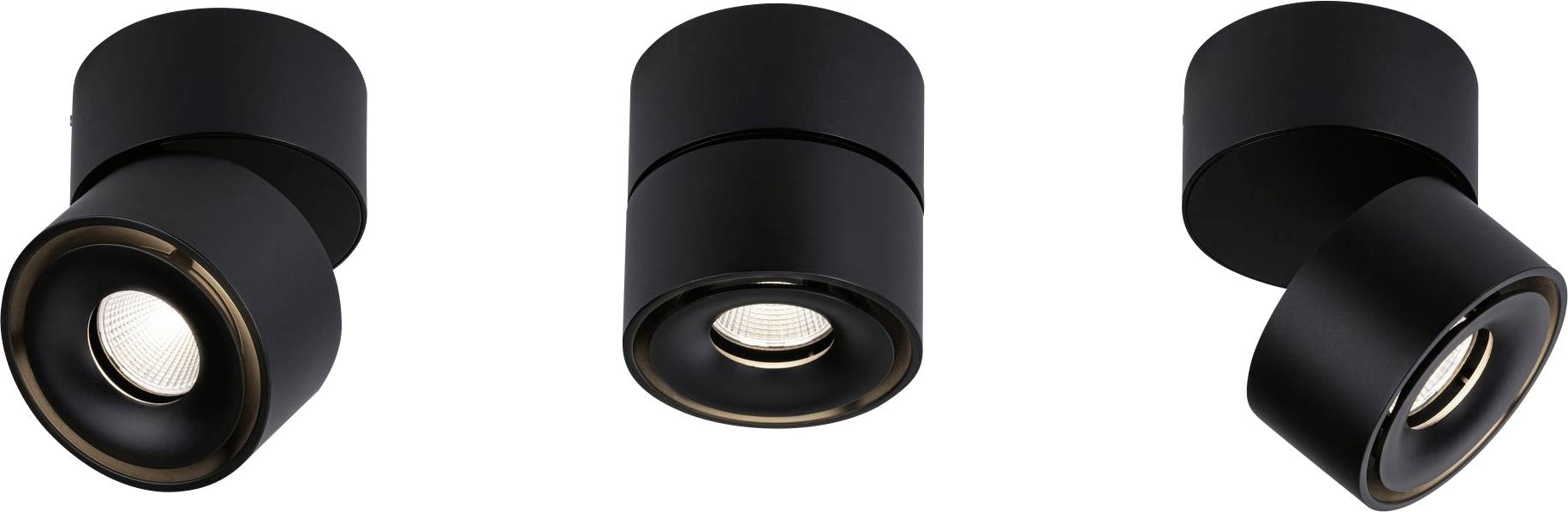 Paulmann 93371 Spircle LED-Aufbauleuchte LED LED fest eingebaut 8W Schwarz (matt)