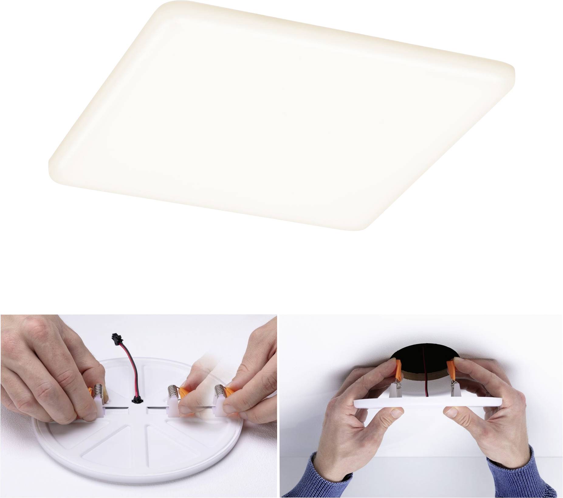 Paulmann 95384 Veluna VariFit LED-Einbaupanel LED 15W Satin