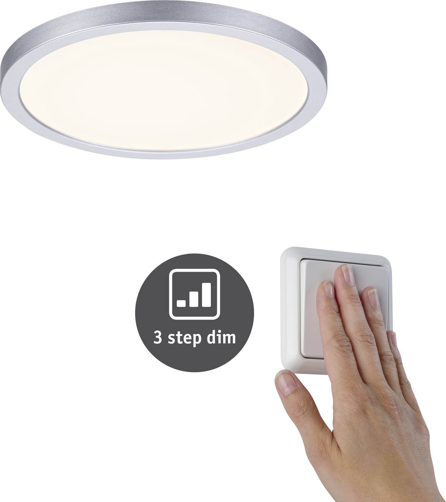 Paulmann 93051 AREO VariFit LED-Einbaupanel LED 13W Chrom (matt)