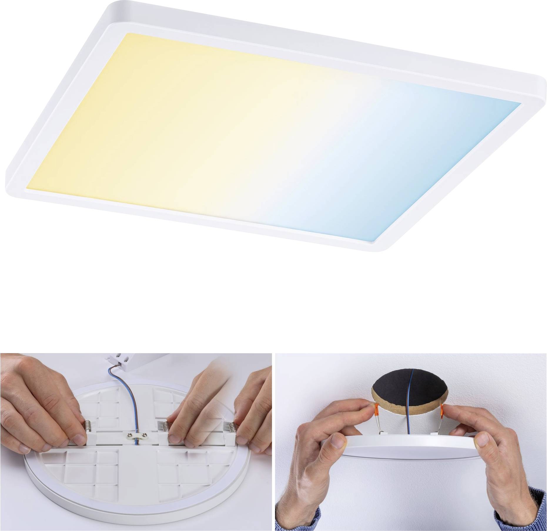 Paulmann 93048 AREO VariFit TuneW Zigbee LED-Einbaupanel LED 16W Weiß