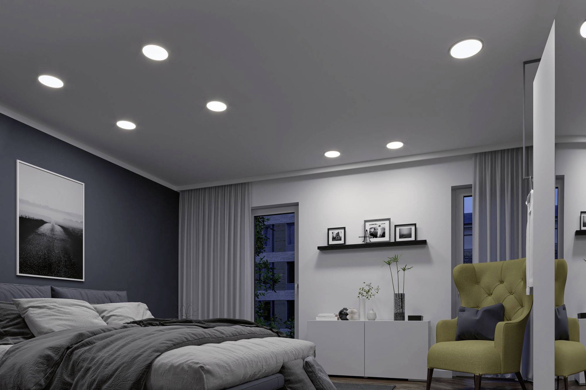 Paulmann 93044 AREO VariFit TuneW Zigbee LED-Einbaupanel LED 16W Weiß