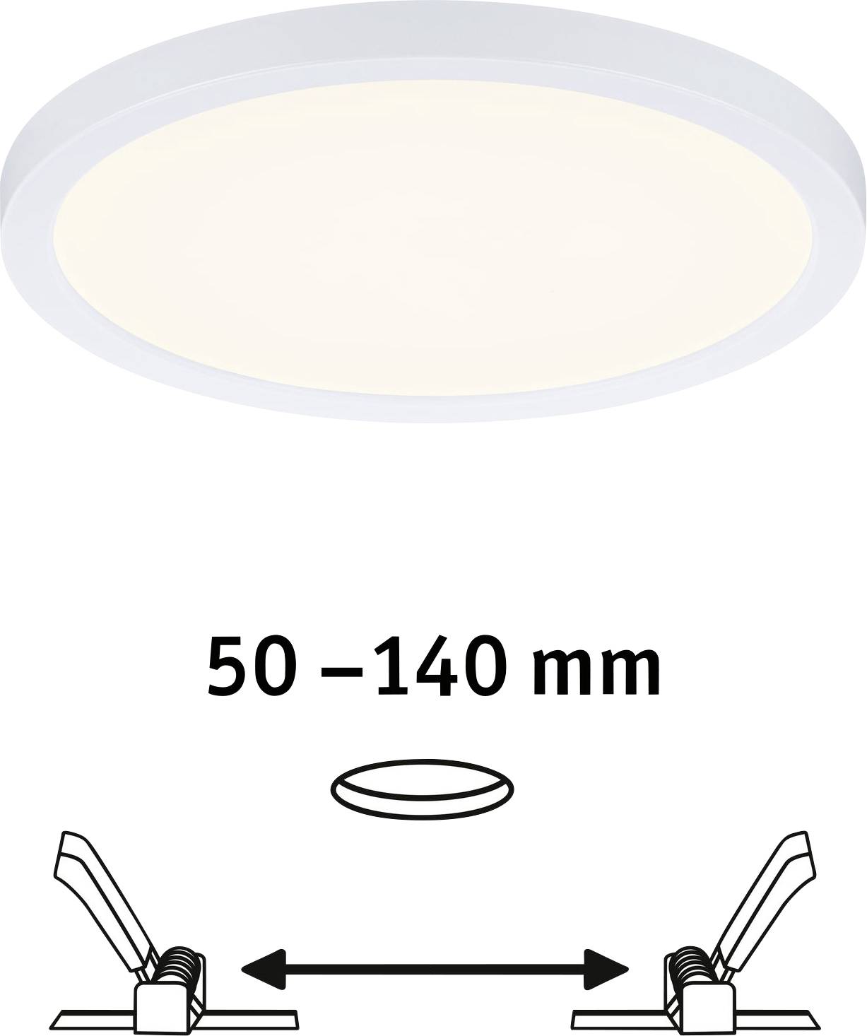 Paulmann 93032 AREO VariFit LED-Einbaupanel LED 13W Weiß