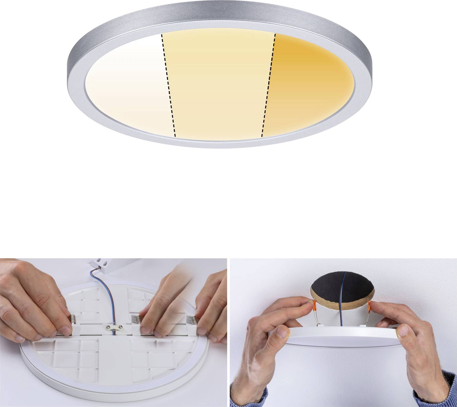 Paulmann 92991 Areo VariFit LED-Einbaupanel LED 15W Chrom (matt)