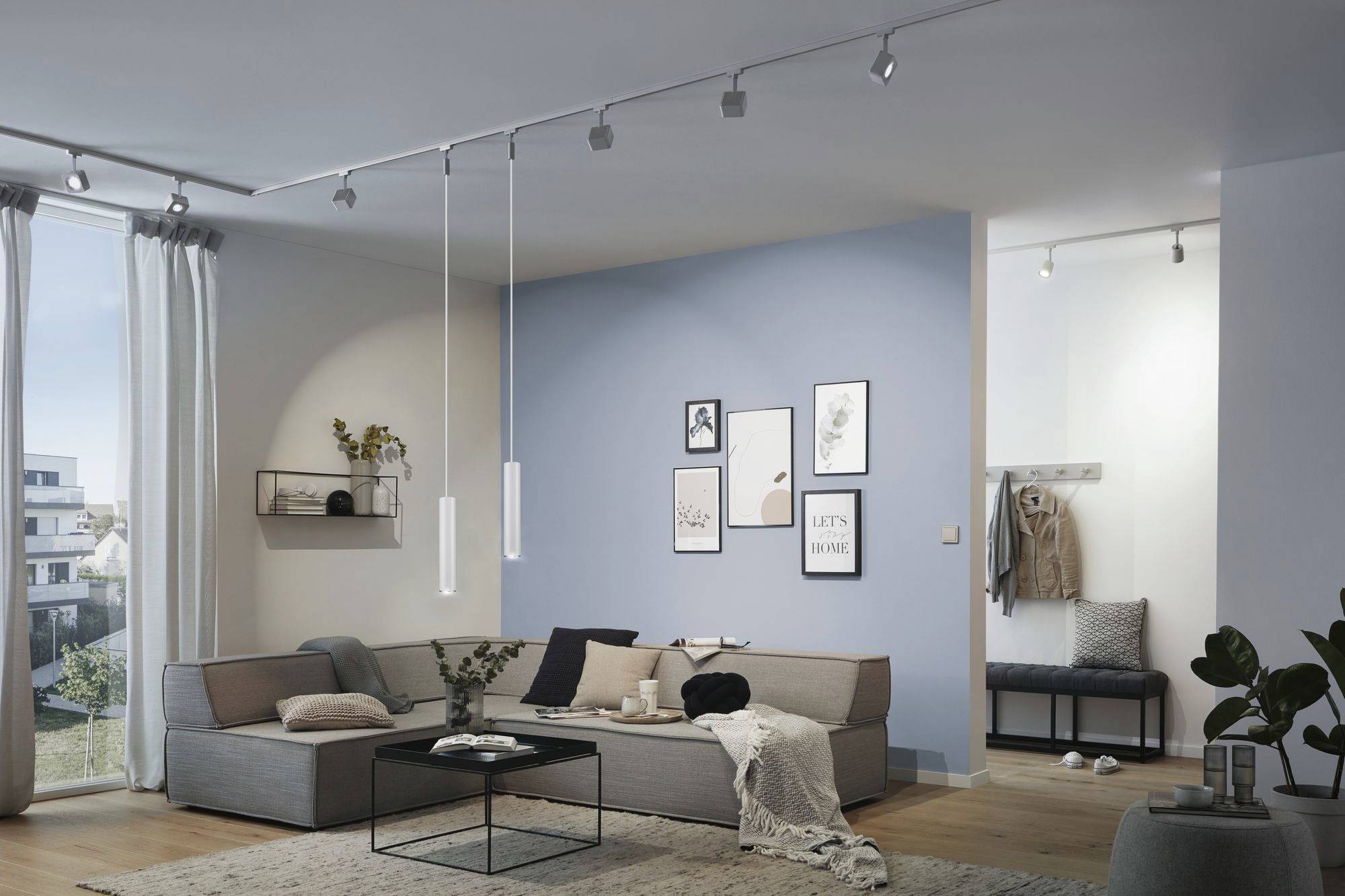 Paulmann URail Gelenk-Verbinder 96964 Hochvolt-Schienensystem-Komponente Gelenkverbinder Chrom (matt)