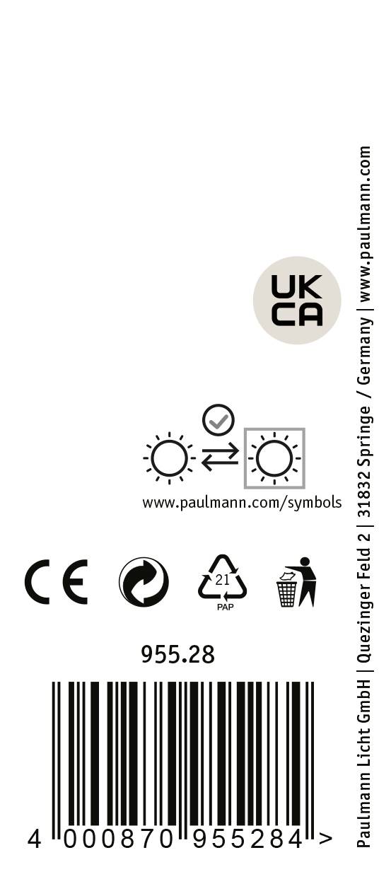 Paulmann ProRail3 Purell LED-Schienenstrahler ProRail3 GU10 Weiß