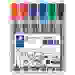 Staedtler 356 B WP6 Marqueur pour tableau à feuilles mobiles Lumocolor® flipchart marker 356 B 2 - 5 mm noir, bleu, rouge, vert