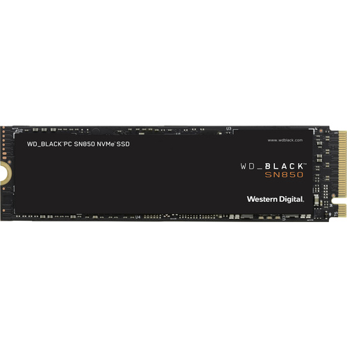 WD Black™ SN850 1 TB Interne M.2 PCIe NVMe SSD 2280 M.2 NVMe PCIe 4.0 x4 Retail WDS100T1X0E