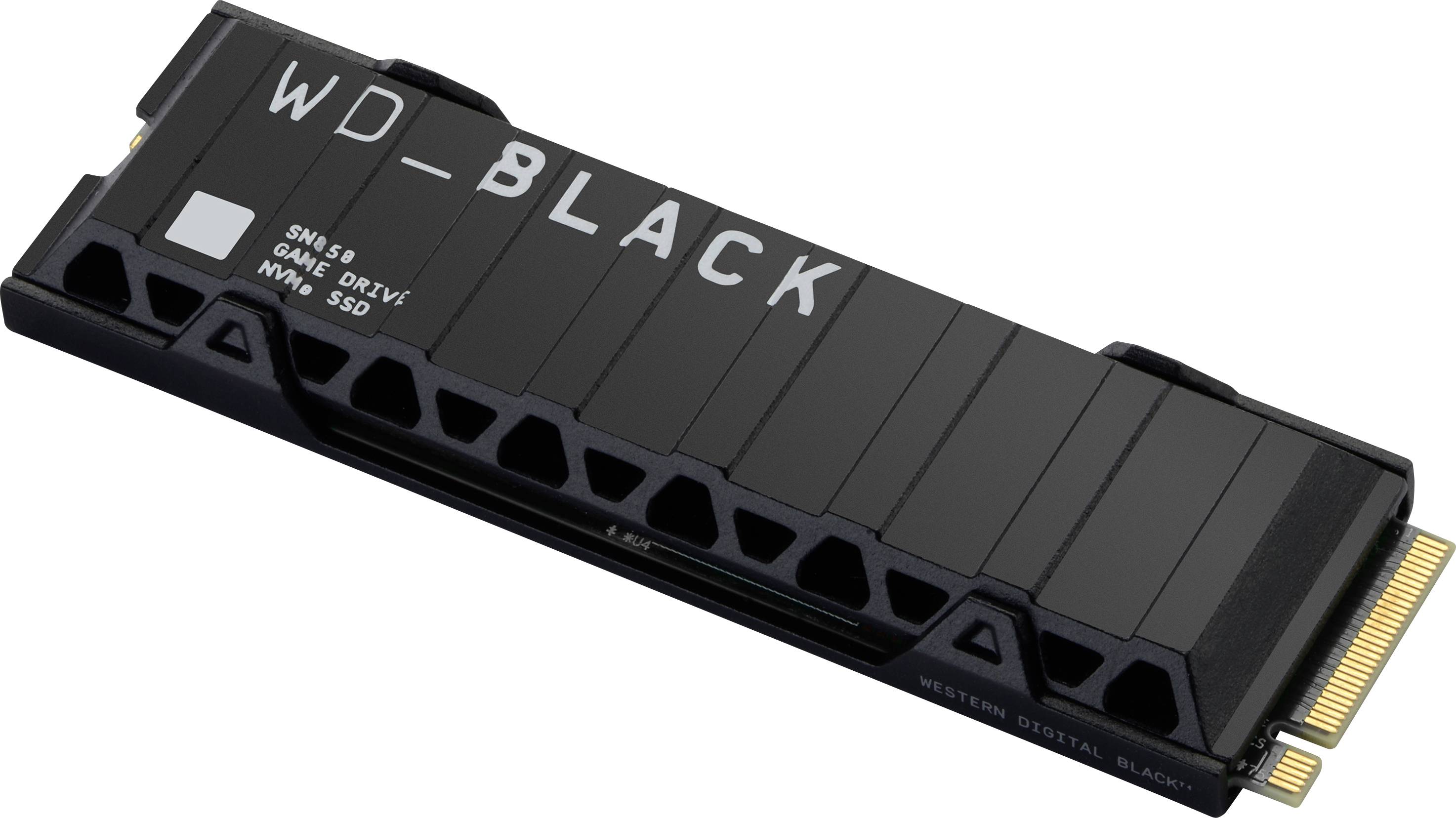 WD Black™ SN850 Heatsink 2TB Interne M.2 PCIe NVMe SSD 2280 M.2 NVMe PCIe 4.0 x4 Retail WDS200T1XHE