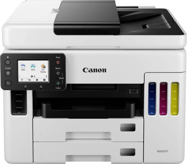 Canon MAXIFY GX7050 Multifunktionsdrucker Tintenstrahl Farbe A4 Drucker, Scanner, Kopierer, Fax ADF, Duplex-ADF, Duplex, Tintentank-System, USB