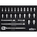 Wiha 44740 Steckschlüsseleinsatz-Set 1/2" 395mm Wiha 44740 Steckschlüsseleinsatz-Set 1/2" 395mm