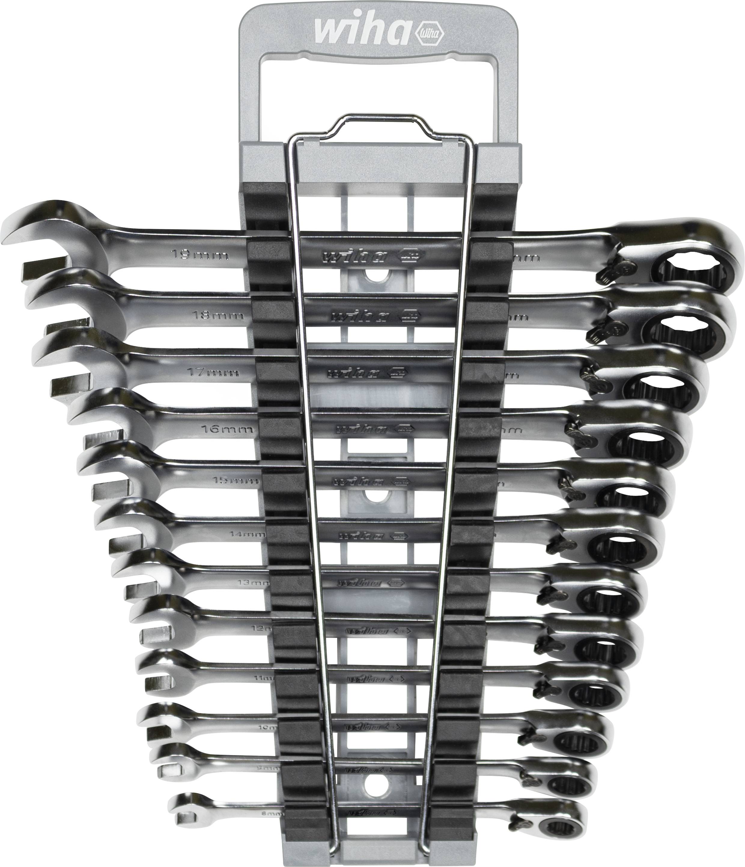 Wiha 44661 Ring-Maulschlüssel-Satz 12teilig Schlüsselweite (Metrisch) 8 - 19 mm