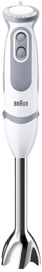 Braun MultiQuick 5 Vario MQ 5245 Stabmixer 1000 W inkl. Mixaufsatz, kabelgebunden Weiß, Grau