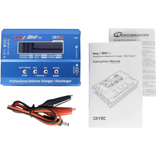 SKYRC B6DC V2 Modellbau-Ladegerät 6A Blei, LiFePO, LiHV, LiIon, LiPo, NiCd, NiMH Timer-Abschaltung, Temperaturüberwachung SKYRC B6DC V2 Modellbau-Ladegerät 6A Blei, LiFePO, LiHV, LiIon, LiPo, NiCd, NiMH Timer-Abschaltung, Temperaturüberwachung