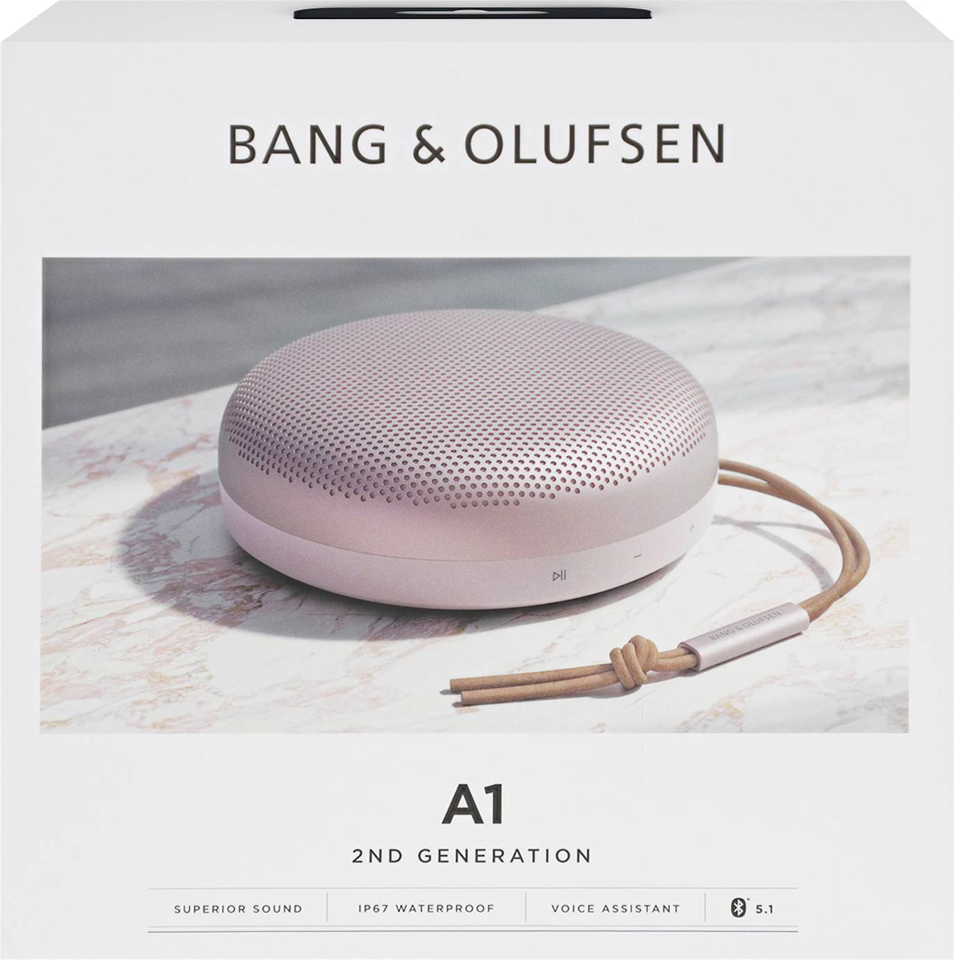 Bang & Olufsen Beosound A1, 2.Gen. Bluetooth® Lautsprecher Freisprechfunktion, Outdoor, spritzwassergeschützt, staubfest Pink