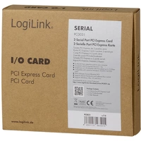LogiLink PC0031 Serielle Steckkarte Seriell (9pol.) PCIe LogiLink PC0031 Serielle Steckkarte Seriell (9pol.) PCIe