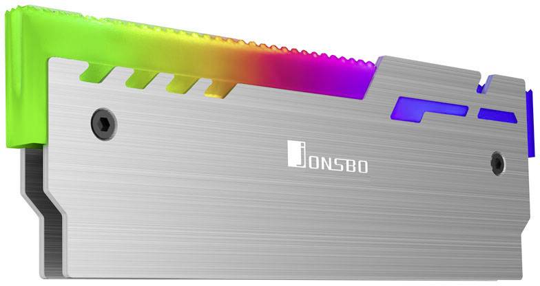 Jonsbo NC-3 ARGBX2 Arbeitsspeicher-Kühler (L x B x H) 141 x 8.5 x 43 mm