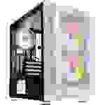 Kolink CITADEL MESH RGB WHITE Midi-Tower Gaming-Gehäuse, Gehäuse Weiß