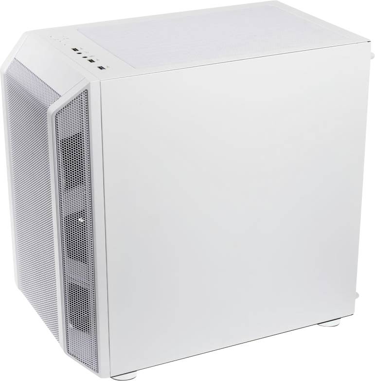 Kolink CITADEL MESH RGB WHITE Midi-Tower Gaming-Gehäuse, Gehäuse Weiß
