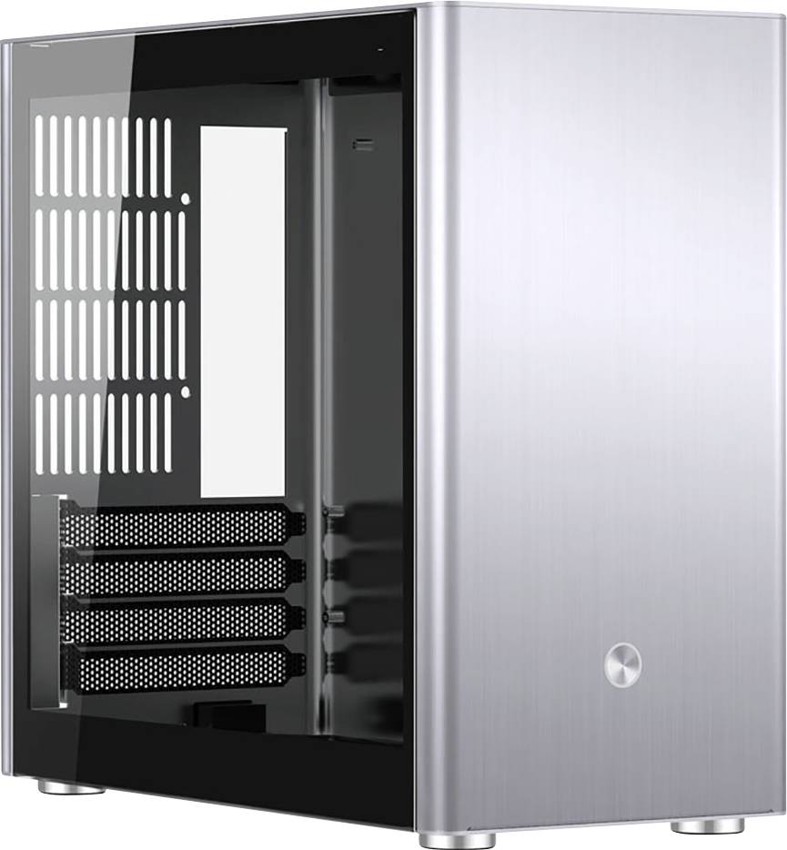 Jonsbo V9 Silver Micro-Tower Gaming-Gehäuse, Gehäuse Silber