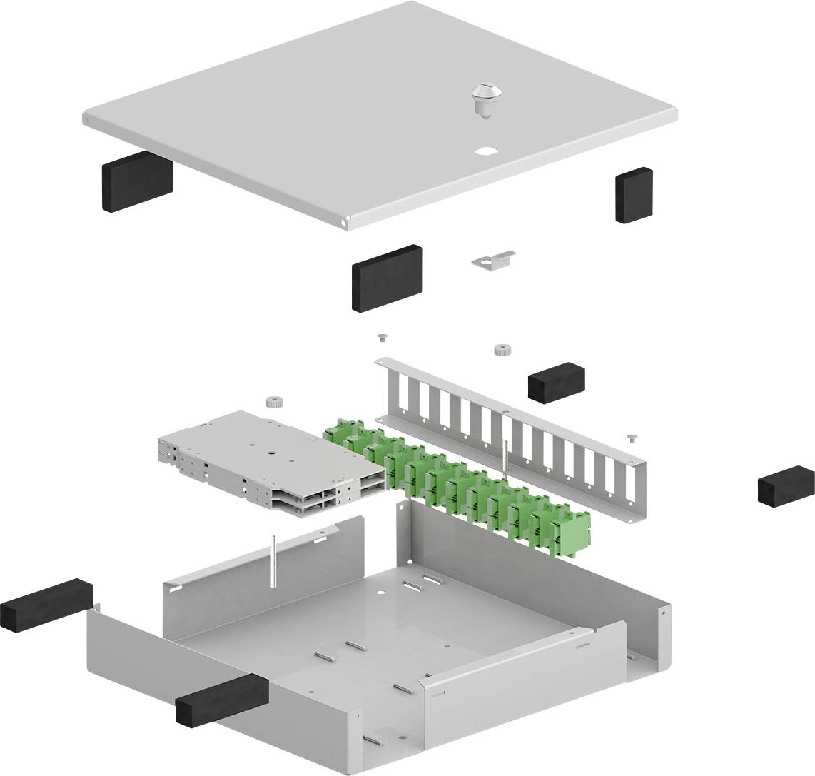Digitus DN-96800M-2 Distributionsbox 48 Port Unbestückt