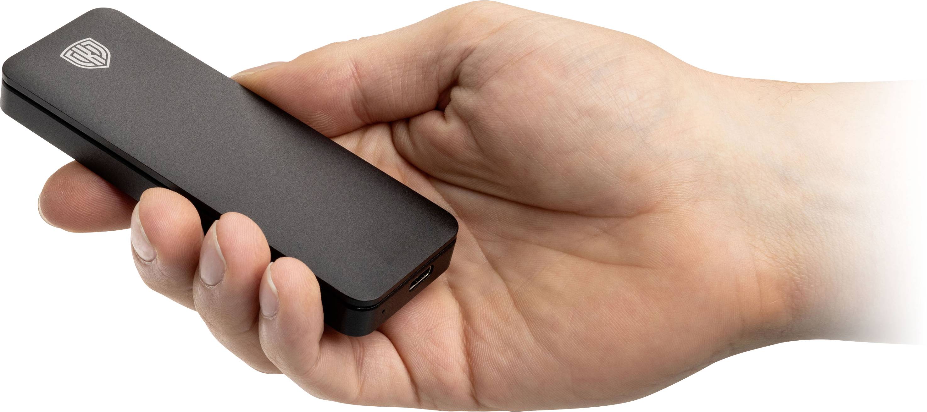 Kolink KO-M2UC31 M.2 SSD-Gehäuse USB-C® (USB 3.1 Gen 2) 10 GBit/s M.2 PCIe NVMe 2230, 2242, 2260, 2