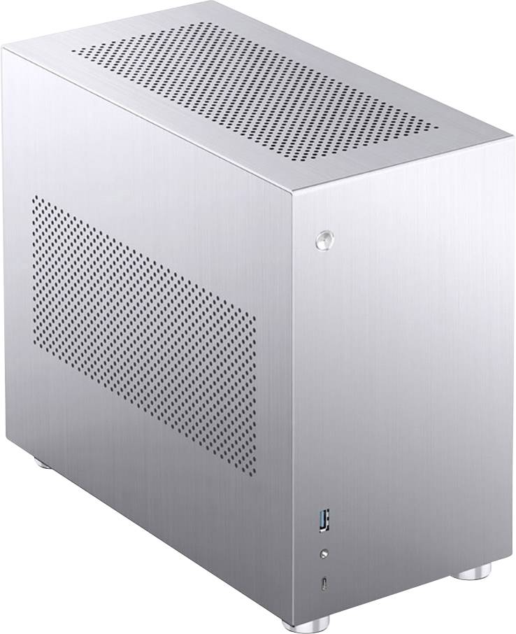 Jonsbo V10-A Silver Mini-Tower Gaming-Gehäuse, Gehäuse Silber