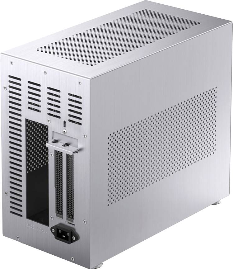 Jonsbo V10-A Silver Mini-Tower Gaming-Gehäuse, Gehäuse Silber