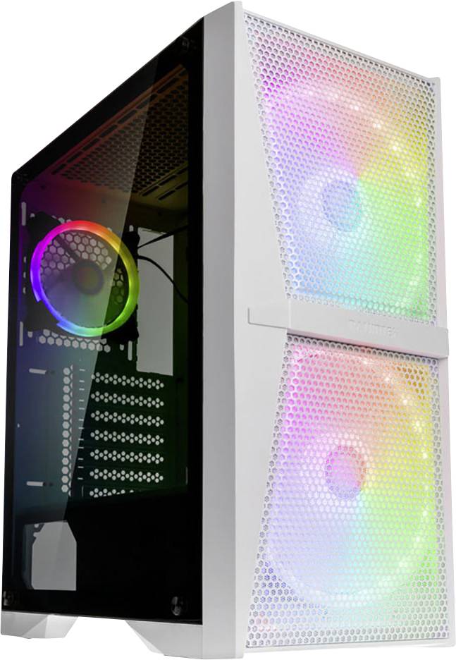 Raijintek 0R20B00207 Midi-Tower Gaming-Gehäuse, Gehäuse Weiß