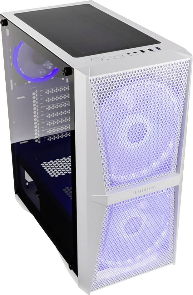 Raijintek 0R20B00207 Midi-Tower Gaming-Gehäuse, Gehäuse Weiß