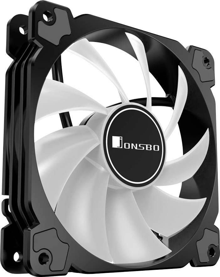 Jonsbo FR925 PC-Gehäuse-Lüfter Schwarz (B x H x T) 92 x 25 x 92mm inkl. LED-Beleuchtung