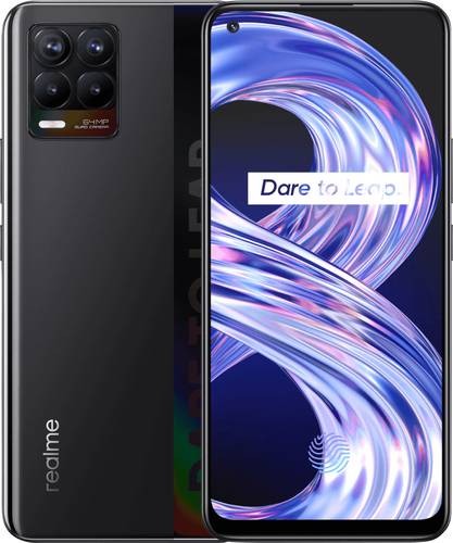 Realme 8 Dual-SIM Smartphone 128GB 6.41 Zoll (16.3 cm) Dual-SIM Android™ 11 Schwarz