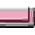 Sigel SA605 Schreibunterlage Rosa, Silber (B x H) 800mm x 300mm
