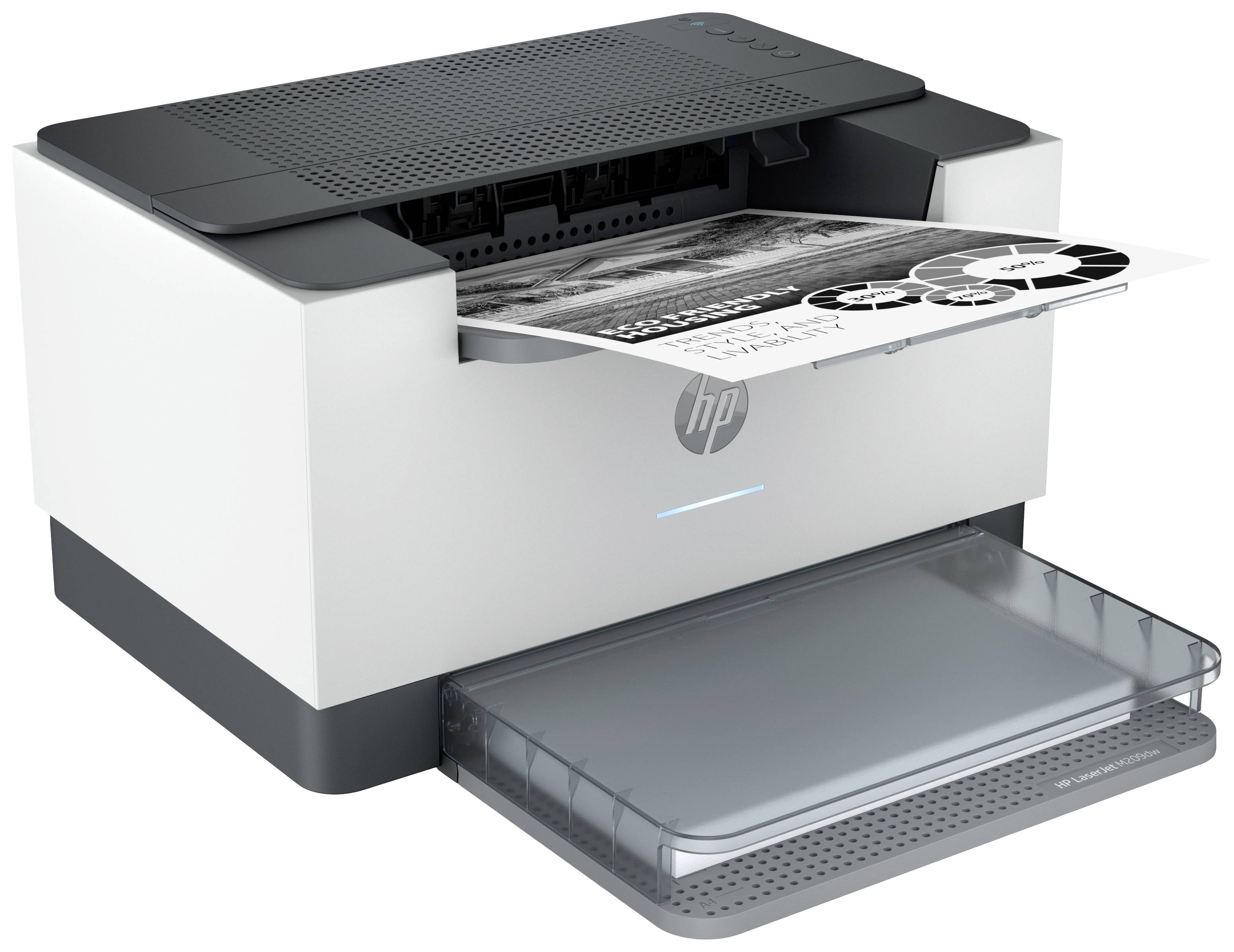 HP LaserJet M209dwe HP+ Drucker Laser Schwarz-Weiß A4 29 S./min 600 x 600 dpi HP Instant Ink, LAN, WLAN, Duplex