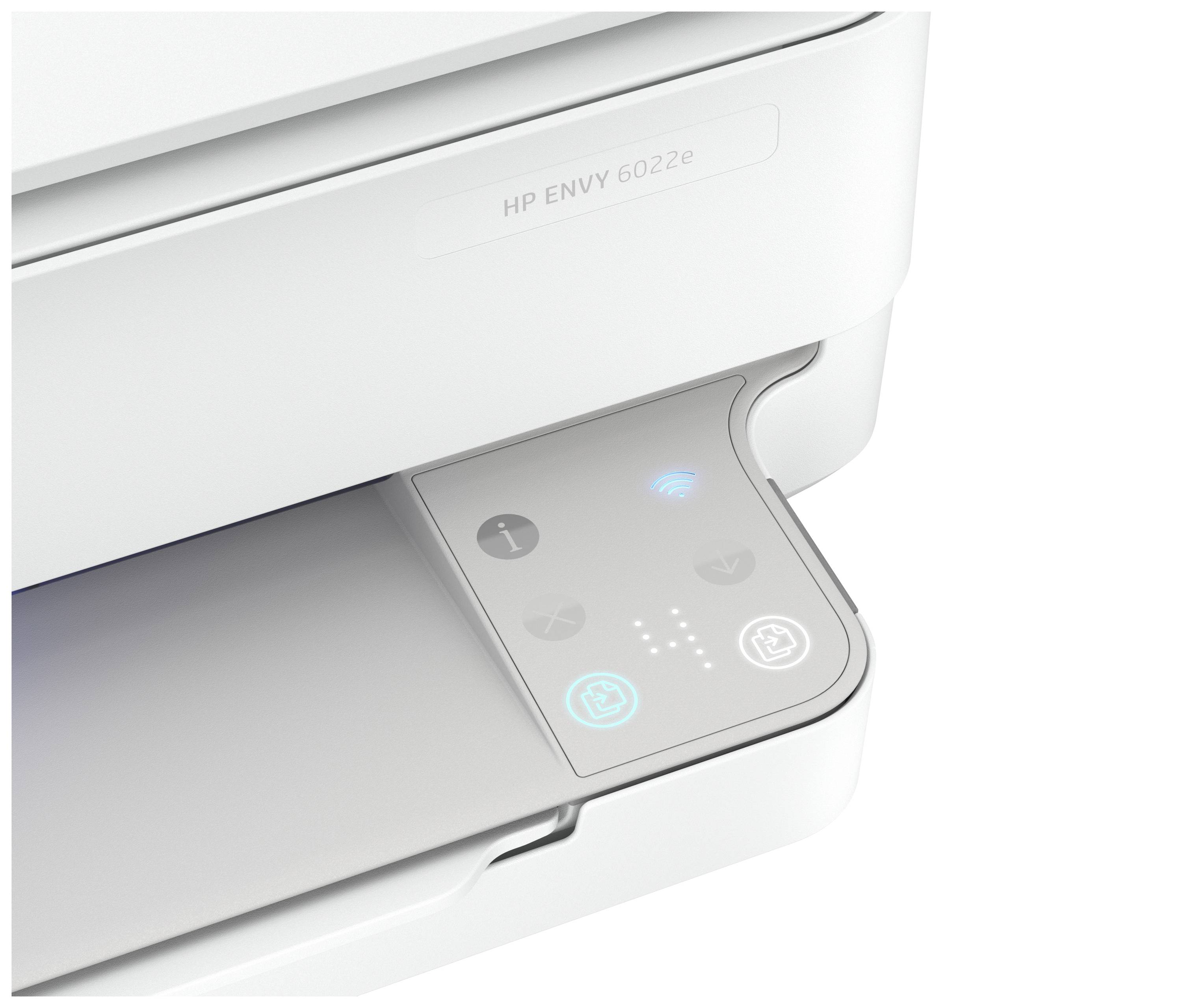 HP Envy 6022 e Multifunktionsdrucker Tintenstrahl Farbe A4 Drucker, Scanner, Kopierer HP Instant Ink, Duplex, WLAN, Bluetooth®
