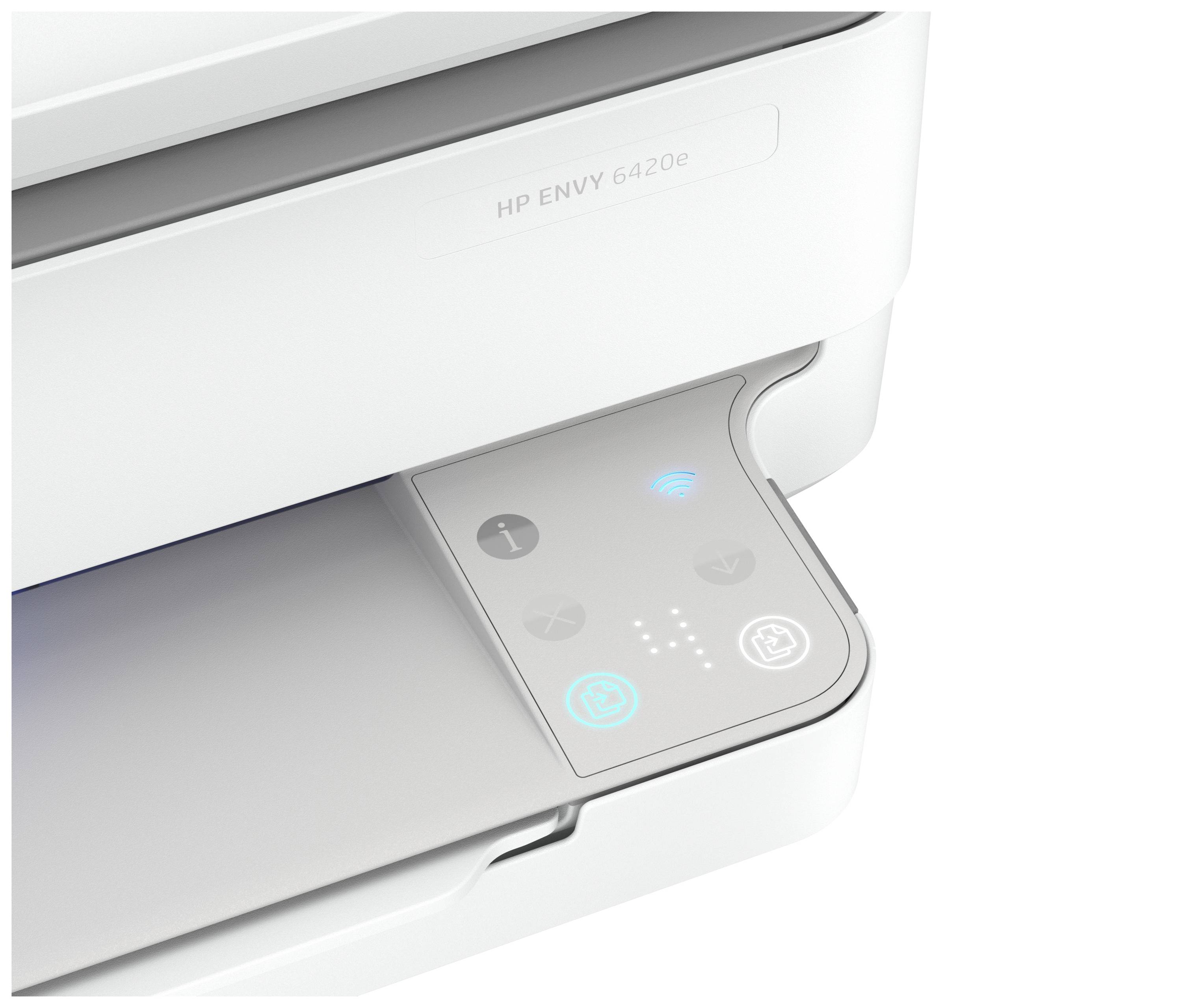 HP ENVY 6420e All-in-One HP+ Multifunktionsdrucker Tintenstrahl Farbe A4 Drucker, Scanner, Kopierer, Fax HP Instant Ink, Duplex, WLAN, Bluetooth®