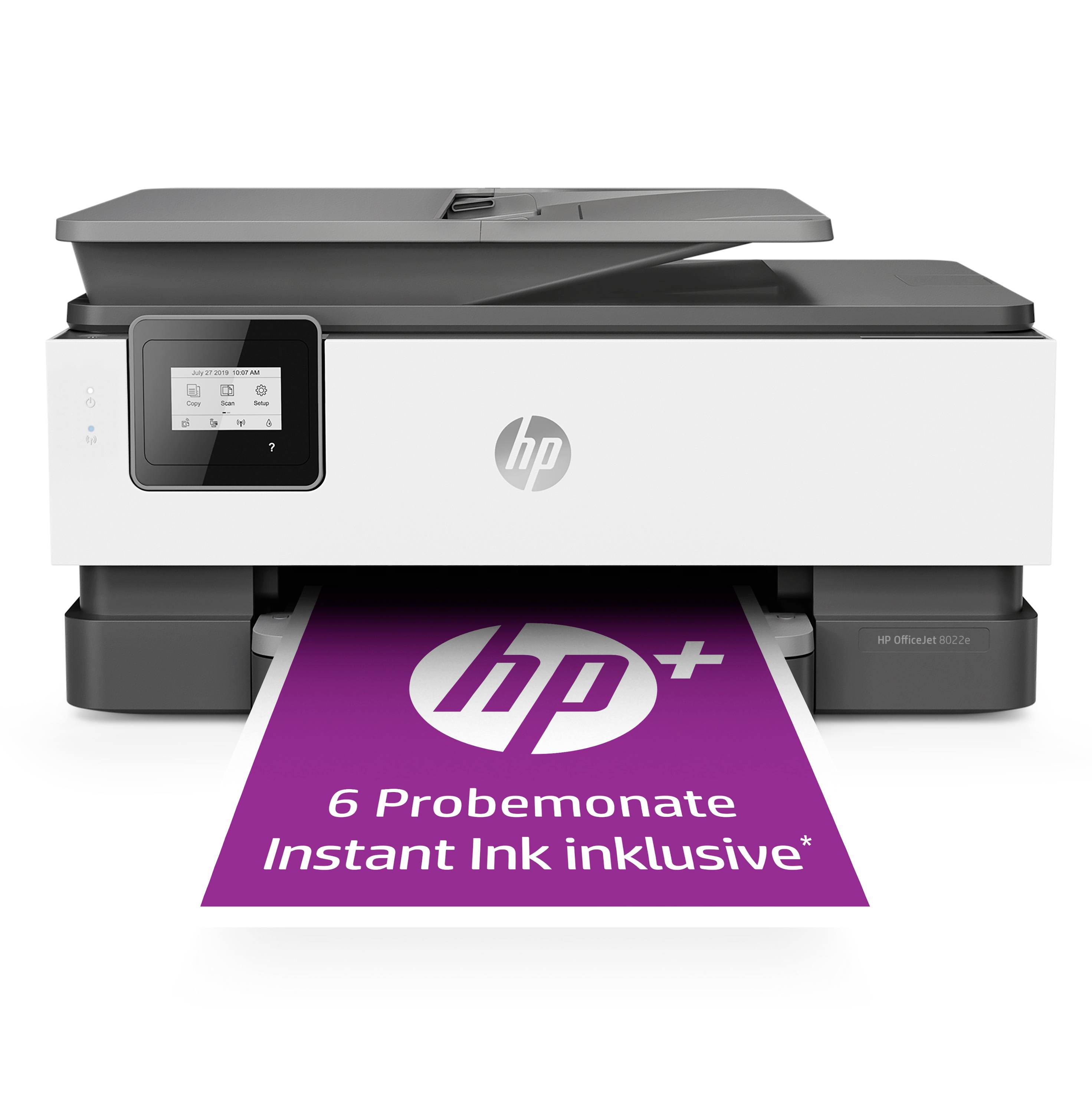 HP OfficeJet Pro 8022 e Multifunktionsdrucker Tintenstrahl Farbe Drucker, Scanner, Kopierer, Fax HP Instant Ink, Duplex, LAN, WLAN