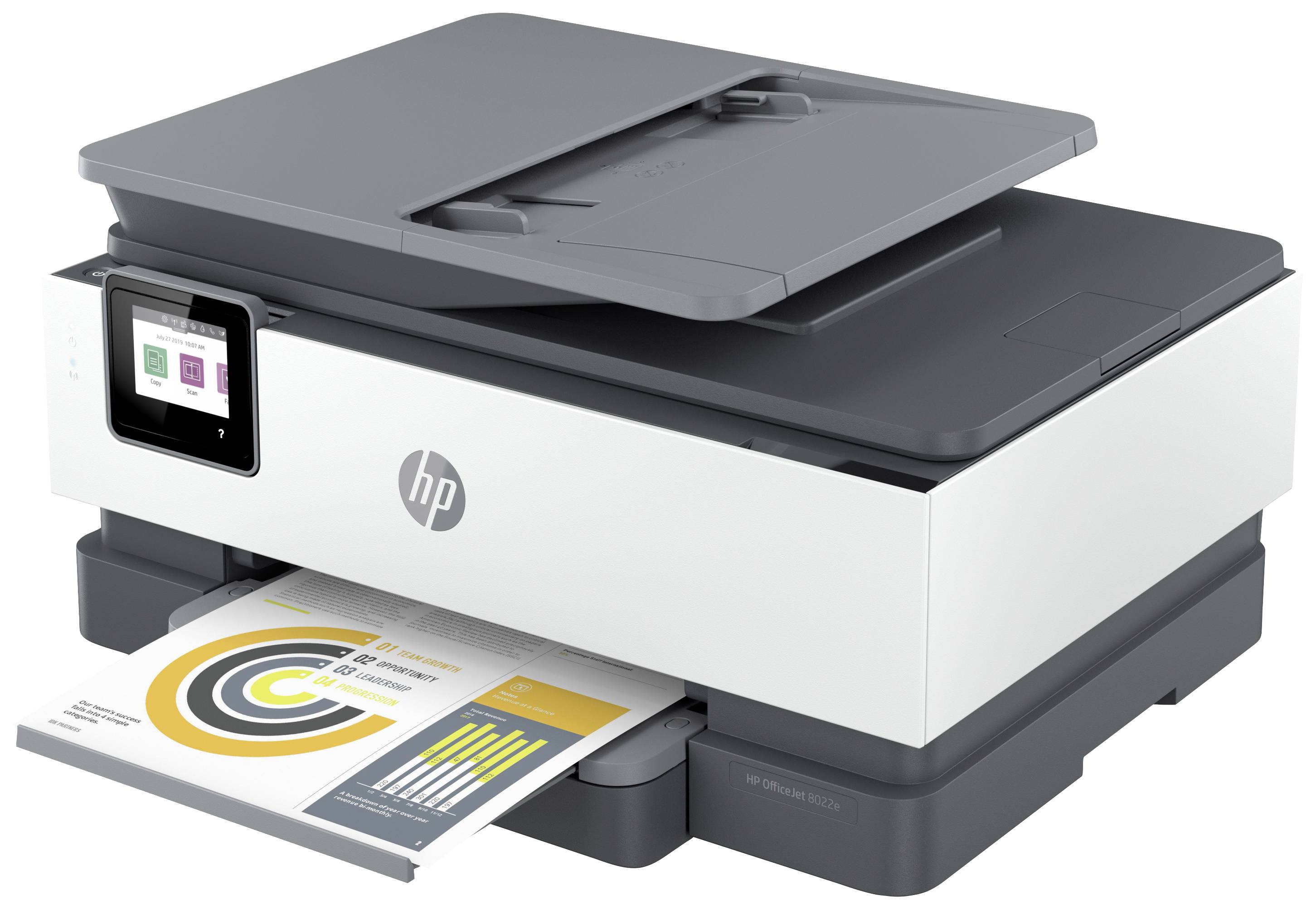 HP Officejet Pro 8022e All-in-One HP+ Tintenstrahldrucker Drucker, Kopierer, Scanner, Fax Instant Ink, Duplex, LAN, WLAN