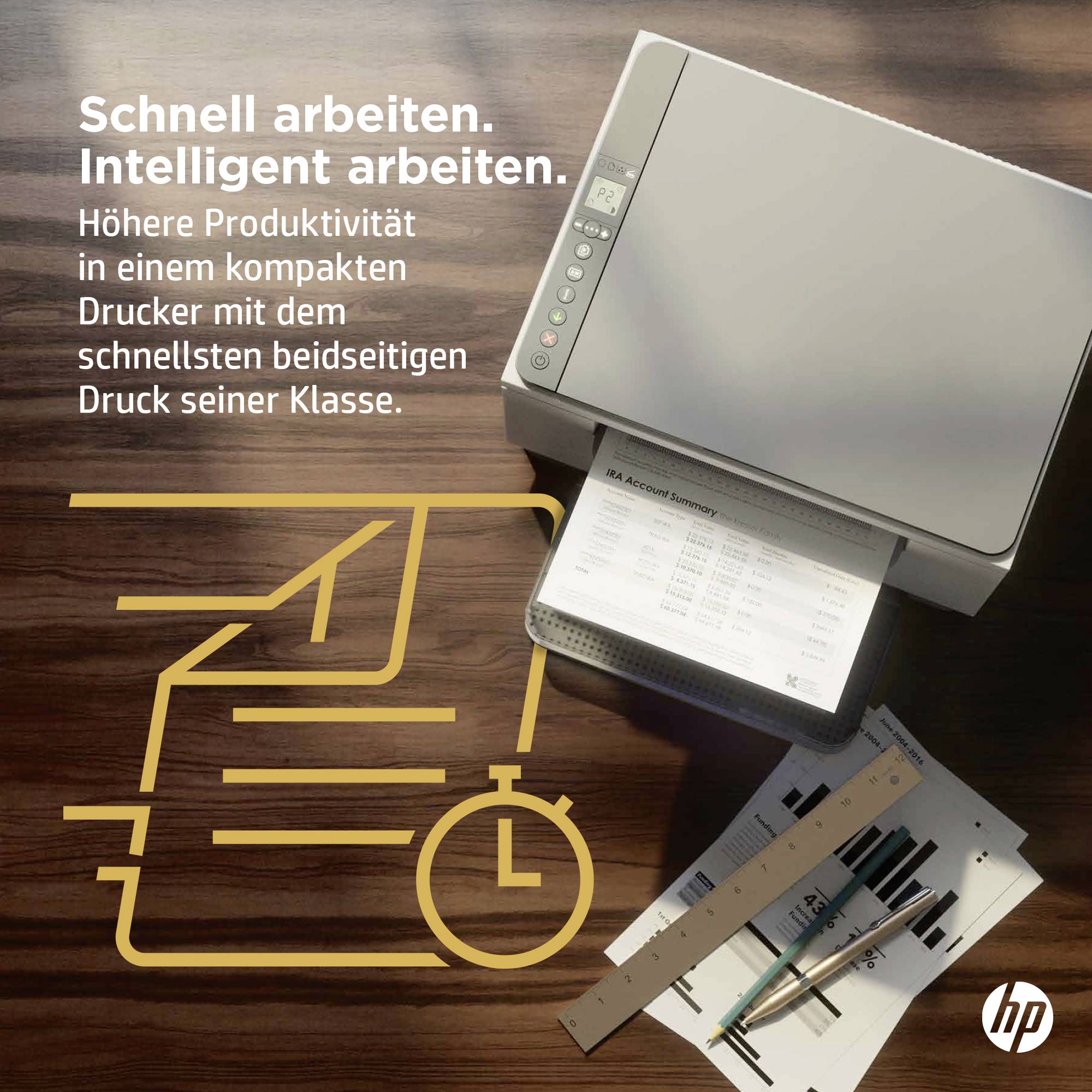 HP LaserJet MFP M234dwe HP+ Multifunktionsdrucker Laser Schwarz-Weiß A4 Drucker, Scanner, Kopierer HP Instant Ink, LAN, WLAN, Duplex, Bluetooth®