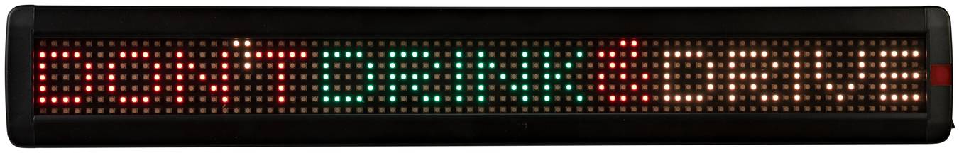 Eurolite ESN 7x80 LED-Laufschrift mit Fernbedienung RGB (B x H x T) 647 x 35 x 97mm