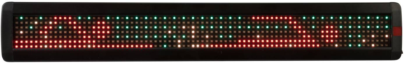 Eurolite ESN 7x80 LED-Laufschrift mit Fernbedienung RGB (B x H x T) 647 x 35 x 97mm