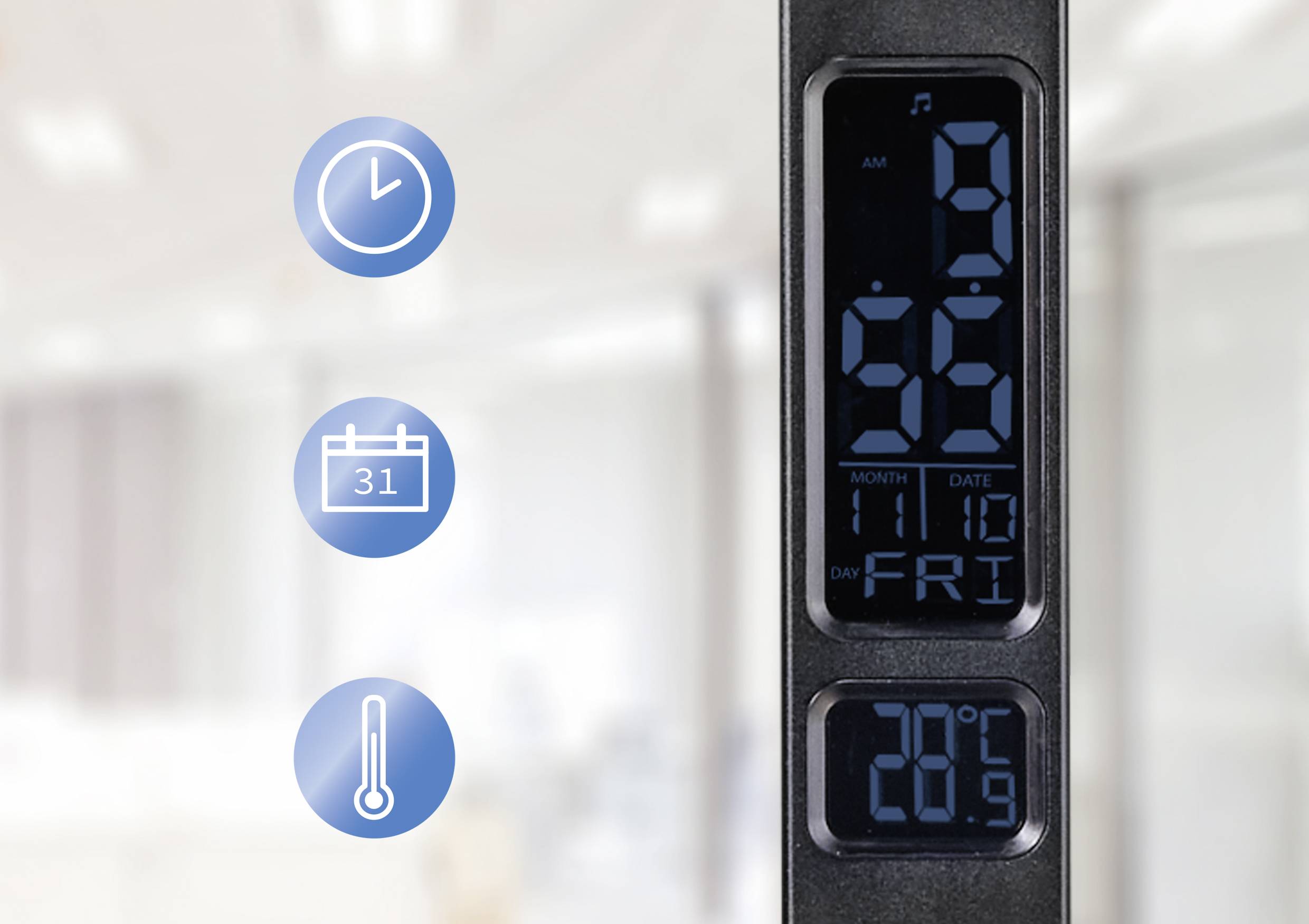 Sygonix SY-4746618 LED-Schreibtischleuchte 10W Schwarz