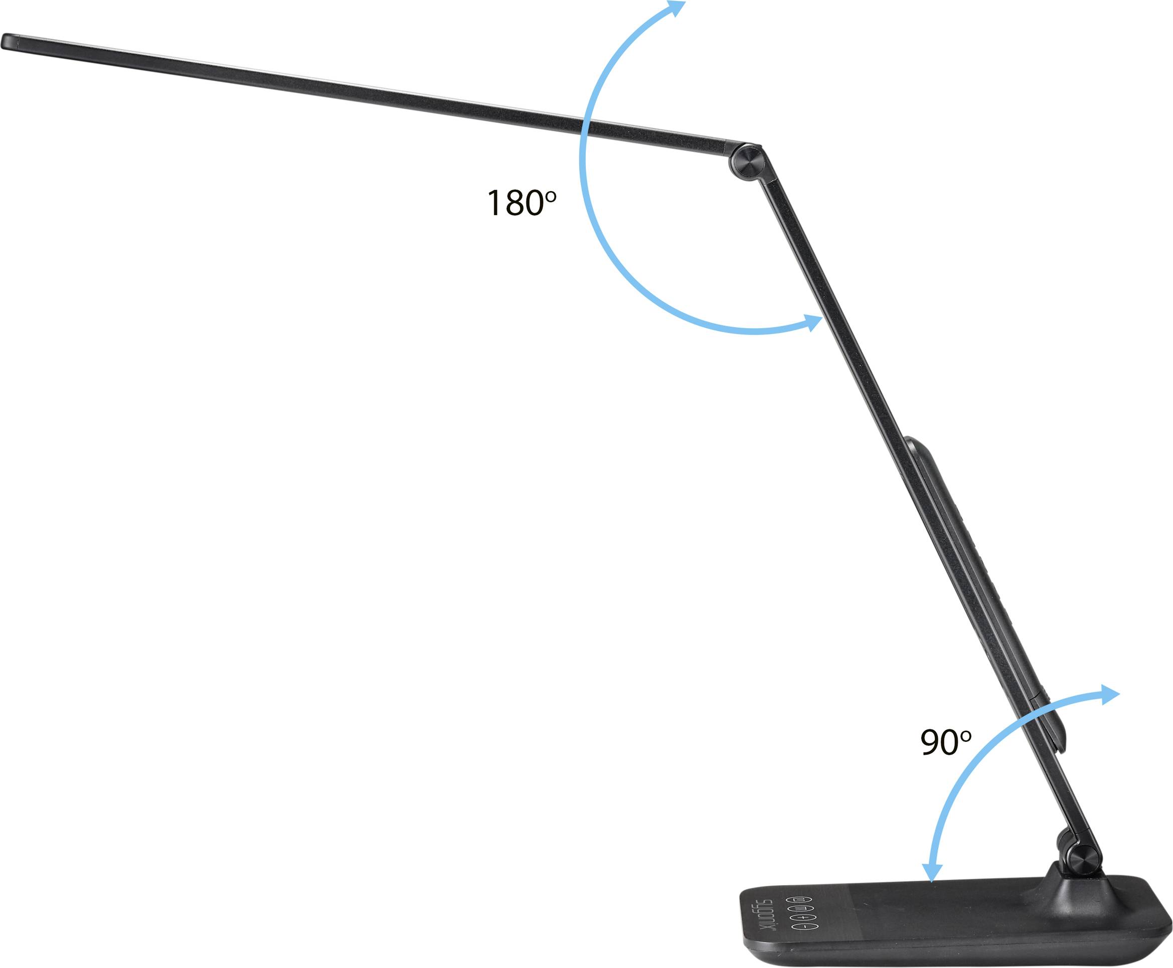 Sygonix SY-4746618 LED-Schreibtischleuchte 10W Schwarz