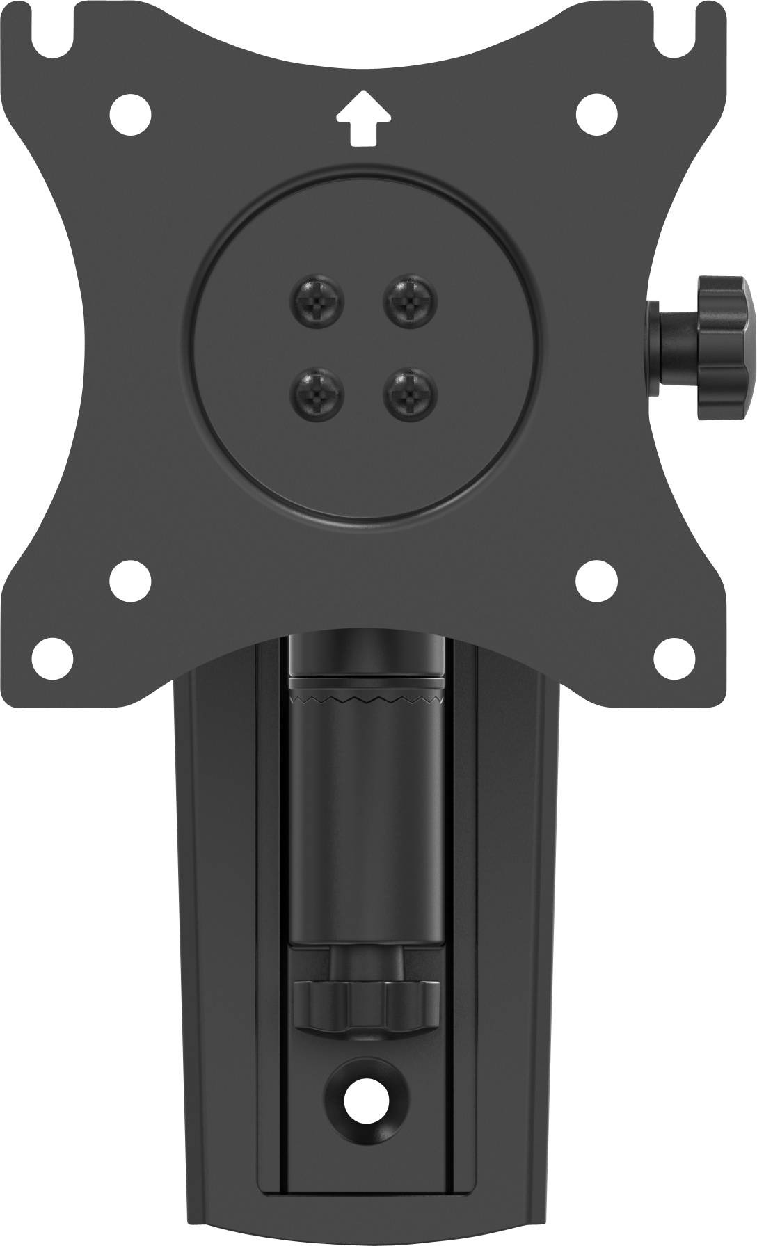 SpeaKa Professional SP-WMM-201S 1fach Monitor-Wandhalterung 33,0cm (13") - 76,2cm (30") Schwarz Neigbar, Schwenkbar