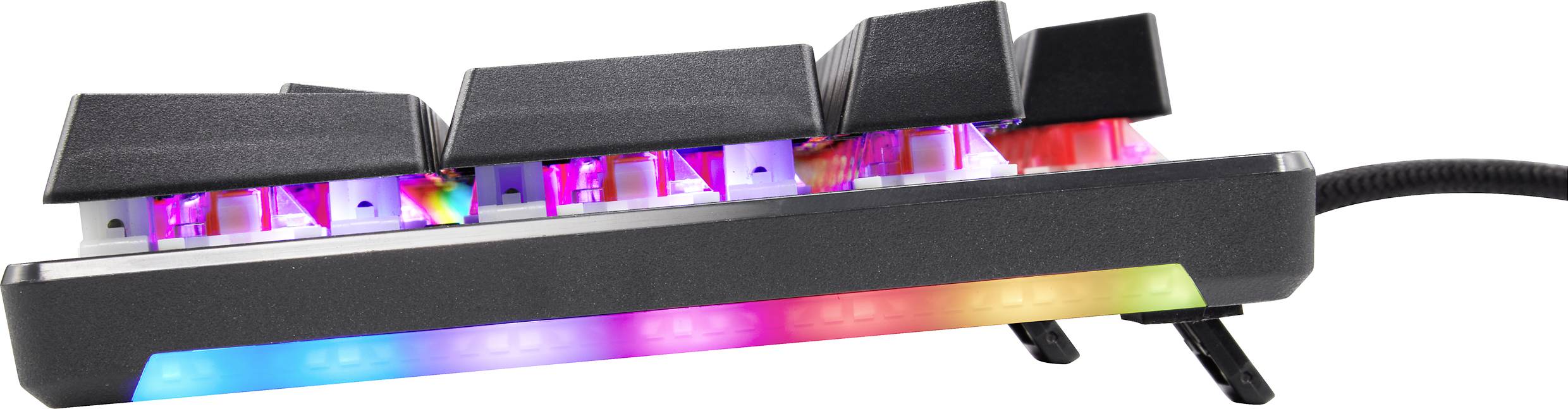 Renkforce RF-GMK-550 USB Gaming-Tastatur Beleuchtet Deutsch, QWERTZ, Windows® Schwarz