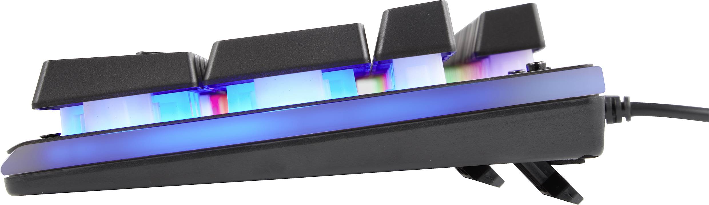 Renkforce RF-GMK-150 USB Gaming-Tastatur Deutsch, QWERTZ Schwarz Beleuchtet